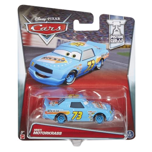 Mattel Auswahl Fahrzeuge Racing Style | Disney Cars | Die Cast 1:55 Auto, DXV29N Cars 3 Single:Misti Motorkrass von Mattel