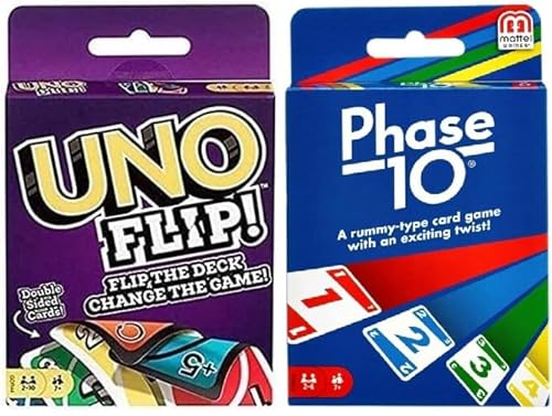 Mattel Flip and Phase 10 Kartenspiel, Combo Pack of 2 Mattel Flip and Phase 10 Kartenspiel, Combo Pack of 2 von Mattel