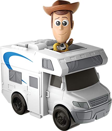 Mattel GCY61 - Disney Pixar Toy Story 4 Minis Woody und Wohnmobil, Sammelfiguren mit Fahrzeug, Spielzeug ab 3 Jahre, Mehrfarbig von Disney Pixar Toy Story