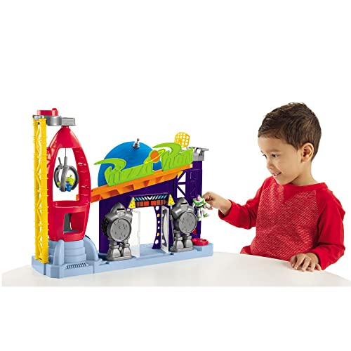 Fisher-Price Mattel GFR96 Toy Story Imaginext Pizza Planet Spielset inkl. Buzz Lightyear und Alien Figur, ab 3 Jahren von Fisher-Price