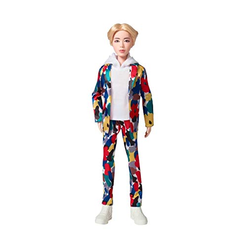 Mattel GKC88 BTS Idol Jin Puppe, K-Pop Merch Spielzeug zum Sammeln von Mattel