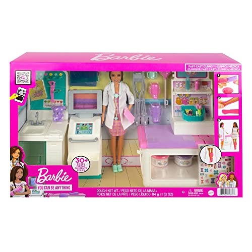 Mattel GTN61 Barbie ''Gute Besserung'' Krankenstation Spielset mit Puppe GTN60 von Mattel