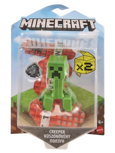 Minecraft GTP08 bewegliche Spielzeugfigur mit Papierwürfeln zum Bauen, Sortiert, Small von Minecraft