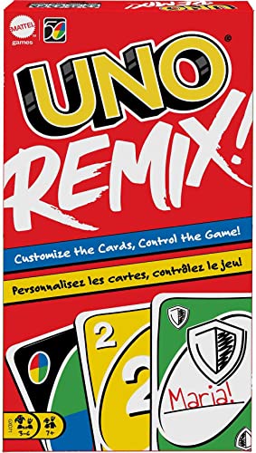 Mattel Games GXD71 - UNO® Remix Individuell gestaltbares Kartenspiel für Spieler ab 7 Jahren von Mattel Games