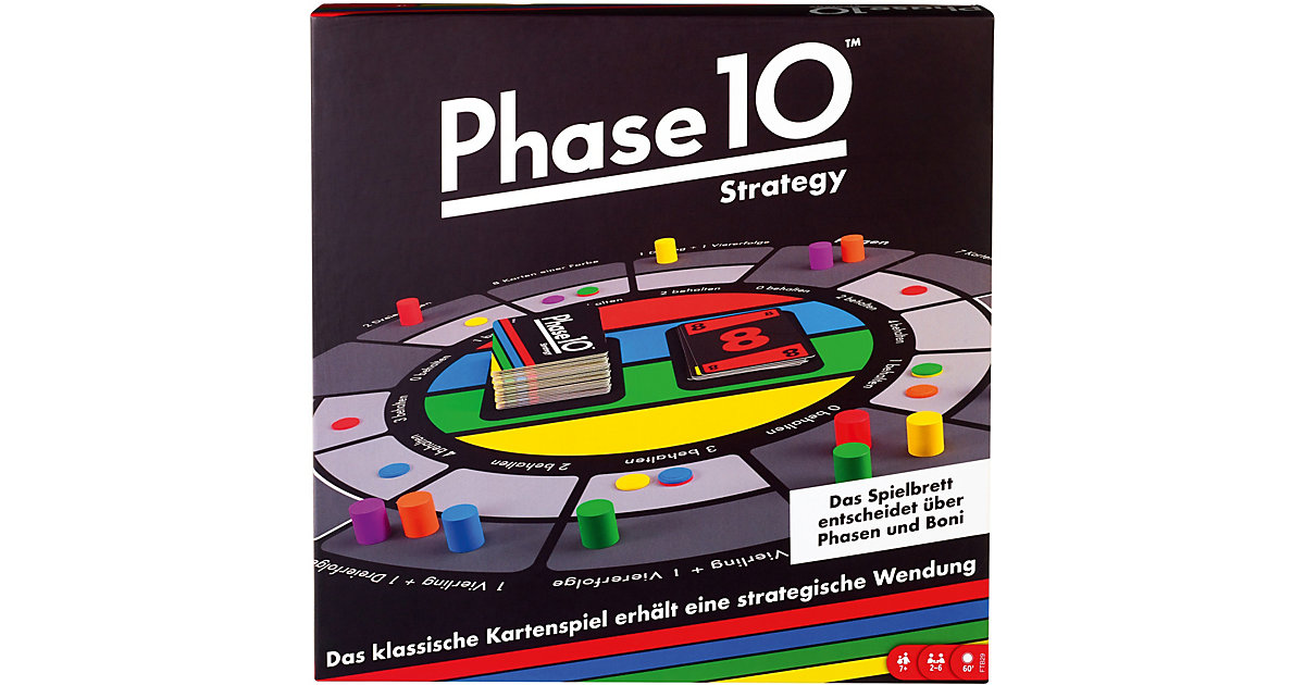 Mattel Games Phase 10 Strategy Brettspiel, Gesellschaftsspiel, Familienspiel von Mattel