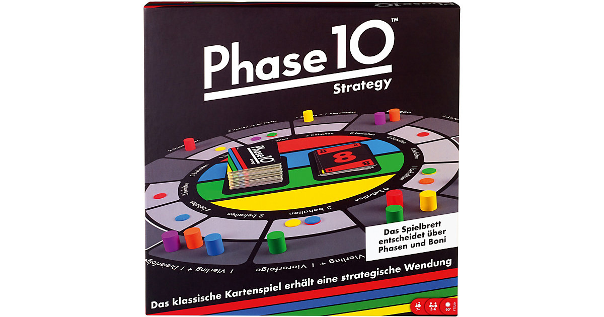 Mattel Games Phase 10 Strategy Brettspiel, Gesellschaftsspiel, Familienspiel Mattel Games Phase 10 Strategy Brettspiel, Gesellschaftsspiel, Familienspiel von Mattel