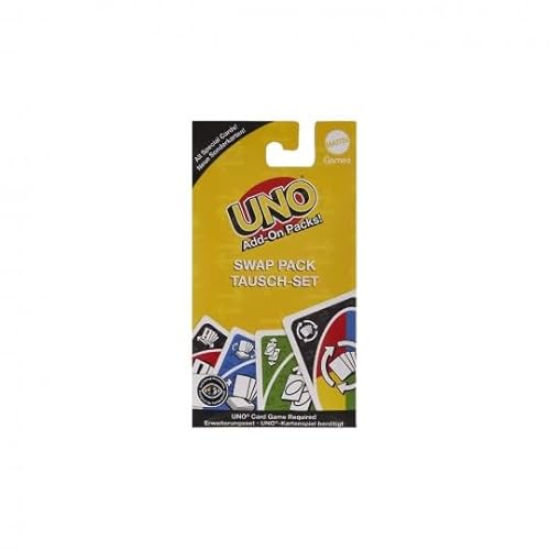 Mattel Games UNO Add-On Swap Pack für Kinder und Erwachsene für Familienspielabend, Verwendung als Reisespiel oder ansprechendes Geschenk für Kinder, von 2 bis 10 Spielern, ab 7 Jahren, JCV59 Mattel Games UNO Add-On Swap Pack für Kinder und Erwachsene für Familienspielabend, Verwendung als Reisespiel oder ansprechendes Geschenk für Kinder, von 2 bis 10 Spielern, ab 7 Jahren, JCV59 von Mattel