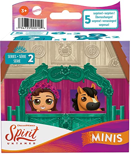 Mattel 900 HBP28 EA Spirit Precious Ponys & Friends Asst AW21, Mehrfarbig von Mattel