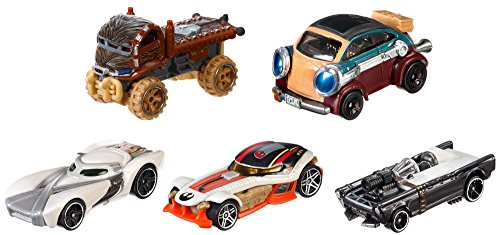 Hot Wheels Mattel DJP17 - Verkehrsmodelle, Star Wars Helden des Widerstands 5-er Pack von Hot Wheels