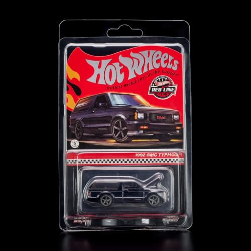 Mattel Hot Wheels RLC Exclusive 1992 GMC Typhoon Black 1:64 Modellauto Druckguss von Mattel