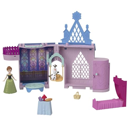 Mattel Disney Die Eiskönigin Storytime Stackers-Spielset, Puppenhaus von Annas Schloss in Arendelle mit kleiner Puppe, Olaf und 7 Zubehörteilen, inspiriert von den Disney-Filmen Die Eiskönigin“, JDP65 Mattel Disney Die Eiskönigin Storytime Stackers-Spielset, Puppenhaus von Annas Schloss in Arendelle mit kleiner Puppe, Olaf und 7 Zubehörteilen, inspiriert von den Disney-Filmen Die Eiskönigin“, JDP65 von Mattel