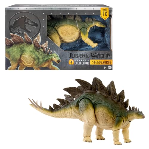 Mattel Jurassic World Hammond Collection Actionfigur, Vergessene Welt Jurassic Park Stegosaurus, extragroßes Herbivor-Dinosaurierspielzeug, JCH08 Mattel Jurassic World Hammond Collection Actionfigur, Vergessene Welt Jurassic Park Stegosaurus, extragroßes Herbivor-Dinosaurierspielzeug, JCH08 von Mattel