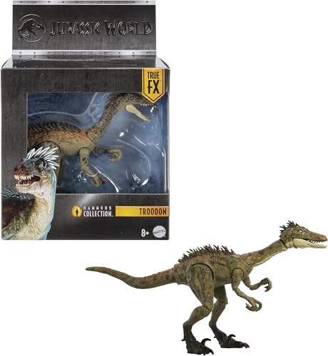 Mattel Jurassic World Hammond Collection mit Menschen- und Dinosaurier-Actionfigur, Atrociraptor Tiger, Premium-Film-Design Glasaugen & 14 Gelenkpunkte, JDJ11 Mattel Jurassic World Hammond Collection mit Menschen- und Dinosaurier-Actionfigur, Atrociraptor Tiger, Premium-Film-Design Glasaugen & 14 Gelenkpunkte, JDJ11 von Mattel