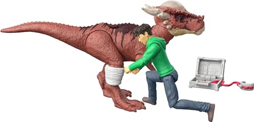 Mattel Jurassic World: Chaos Theory Storypack, Mensch & Dinosaurier Actionfigur Defender Pack, 9,5 cm Maßstab Posable Kenji & Stygimoloch & 2 Zubehörteile Mattel Jurassic World: Chaos Theory Storypack, Mensch & Dinosaurier Actionfigur Defender Pack, 9,5 cm Maßstab Posable Kenji & Stygimoloch & 2 Zubehörteile von Mattel