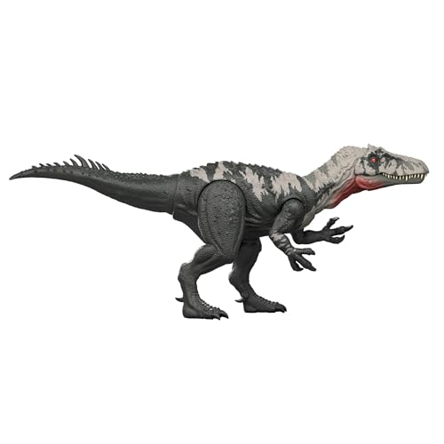Mattel Jurassic World: Die Wiedergeburt Gigantic Thrashers-Dinosaurierfigur, Chilantaisaurus große Spezies Spielzeug, 2 Stampfattacken, digitaler Spielspaß, JGB95 Mattel Jurassic World: Die Wiedergeburt Gigantic Thrashers-Dinosaurierfigur, Chilantaisaurus große Spezies Spielzeug, 2 Stampfattacken, digitaler Spielspaß, JGB95 von Mattel
