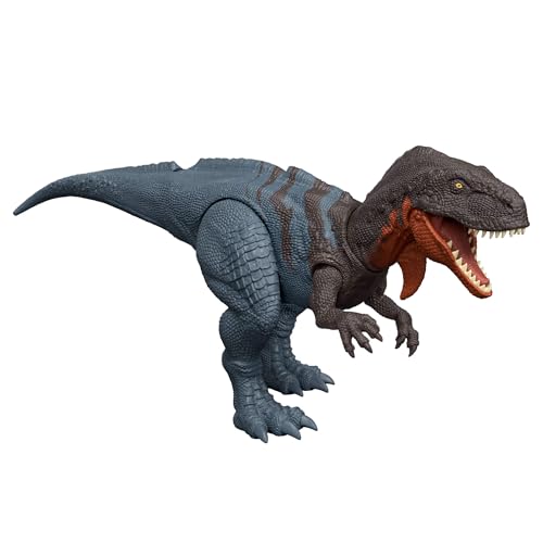Mattel Jurassic World: Die Wiedergeburt Wild Roar Dinosaurierspielzeug, Abelisaurus, bewegliche Figur, Mehrfach-Attacke & Sound, digitaler Spielspaß, JGB91 Mattel Jurassic World: Die Wiedergeburt Wild Roar Dinosaurierspielzeug, Abelisaurus, bewegliche Figur, Mehrfach-Attacke & Sound, digitaler Spielspaß, JGB91 von Mattel