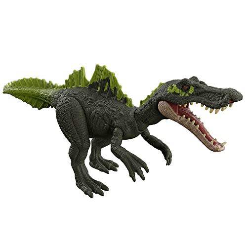 Mattel Jurassic World: Ein neues Zeitalter Roar Strikers Ichthyovenator Dinosaurier-Actionfigur, brüllender Sound, Beißangriff, physisches und digitales Spiel, ab 4 Jahren HDX44 Mattel Jurassic World: Ein neues Zeitalter Roar Strikers Ichthyovenator Dinosaurier-Actionfigur, brüllender Sound, Beißangriff, physisches und digitales Spiel, ab 4 Jahren HDX44 von Mattel