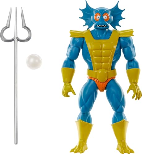 Mattel Masters of the Universe Origins 14 cm Figur Wave 18: Mer-Man (Cartoon Collection), HYD31 von Mattel