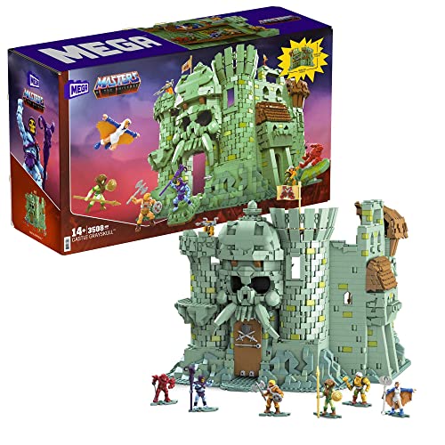 MEGA Construx GGJ67 - Masters of the Universe Castle Grayskull Bauset mit 3508 Bausteinen ab 14 Jahren, Mehrfarbig von MEGA