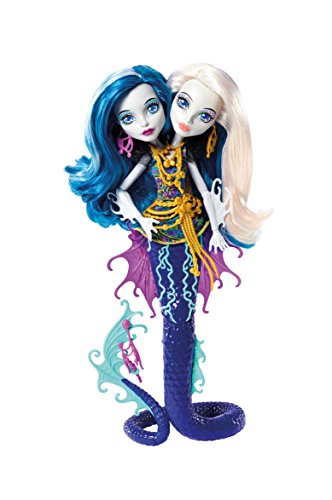 Mattel Monster High DHB47 - Modepuppen, Das Große Schreckensriff, Peri und Pearl Serpentine von Mattel Monster High