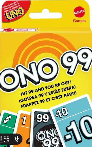 Mattel O'NO 99 - Kartenspiel HHL37 Anzahl Spieler (max.): 10 von Mattel
