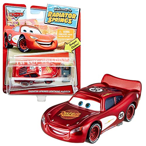 Mattel Radiator Springs | Disney Cars | Auswahl Auto | Cast 1:55 Fahrzeuge, Typ:Lightning McQueen von Mattel