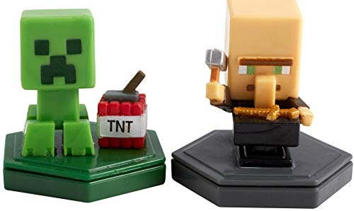 Mattel Set Minecraft Earth Boost Mini 5 cm beige/grün 2-teilig von Mattel