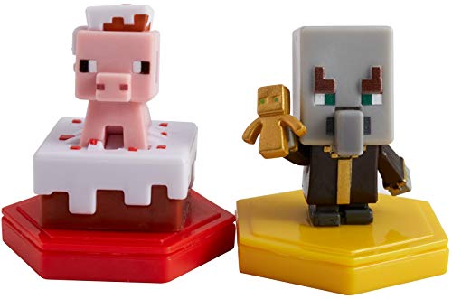 Mattel Set Minecraft Earth Boost Mini 5 cm rosa/grau 2-teilig von Mattel