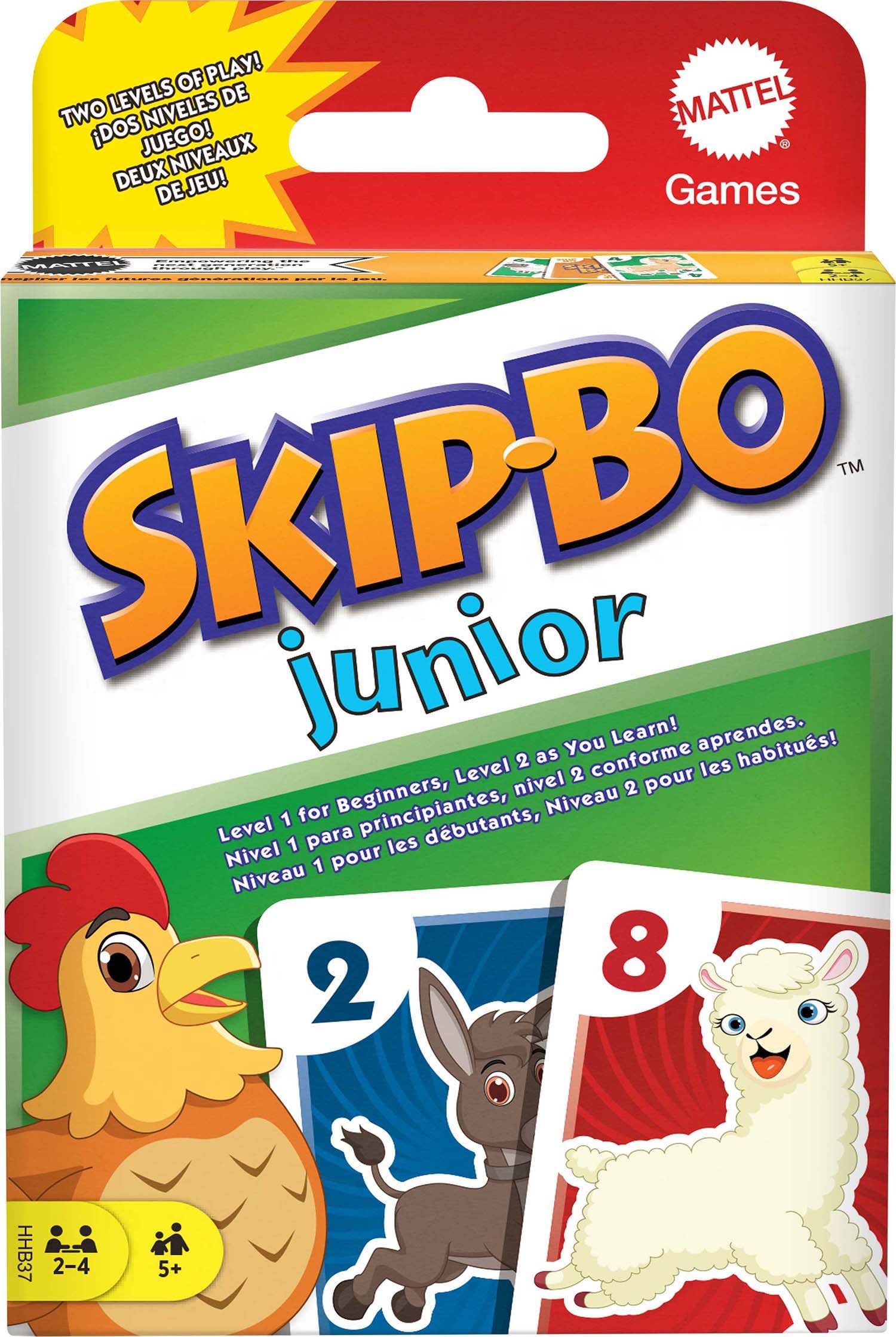 Mattel Skip-Bo Junior Gesellschaftsspiel Mattel Skip-Bo Junior Gesellschaftsspiel von Mattel