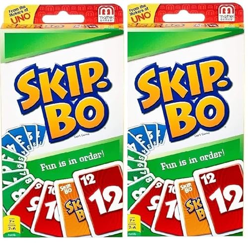 Mattel Skip-Bo und Skip-Bo Kartenspiel Combo 2er Pack Mattel Skip-Bo und Skip-Bo Kartenspiel Combo 2er Pack von Mattel