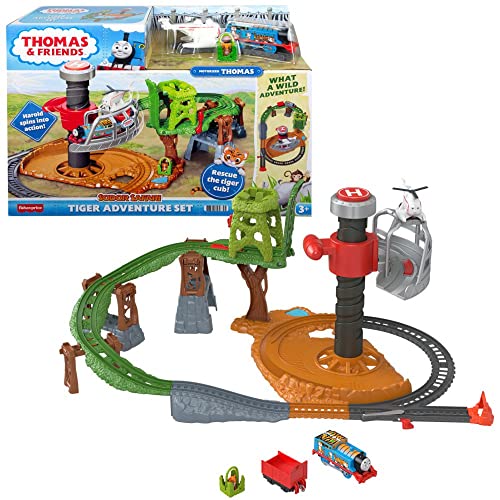 Thomas & Friends Trackmaster Sodor Safari Set GXH06 mit motorisiertem Zug - Thomas & Seine Freunde von Mattel