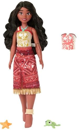 Mattel Spielzeuge aus Disney Vaiana 2, schwimmende Tautai Vaiana-Modepuppe mit 2 Zubehörteilen, Oberteil mit Farbwechsel und Beine für Schwimmbewegungen, vom Film inspiriert, JFF09 Mattel Spielzeuge aus Disney Vaiana 2, schwimmende Tautai Vaiana-Modepuppe mit 2 Zubehörteilen, Oberteil mit Farbwechsel und Beine für Schwimmbewegungen, vom Film inspiriert, JFF09 von Mattel