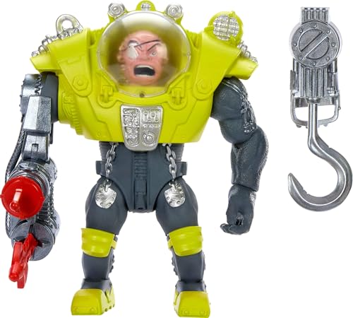 Mattel Street Sharks Actionfigur mit federfeuertem Speerpistolen-Zubehör, Dr. Piranoid Sammlerstück, inspiriert vom TV-Bösewicht der 90er Jahre, 15,2 cm von Mattel