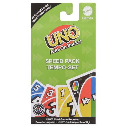 Mattel UNO Games Zusätzliches Kartenspiel für Kinder, Erwachsene und Familie, JCV57 von Mattel