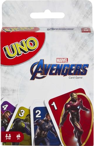 Mattel UNO: Avengers | Your Favorite Heroes Join This Fun, Fast-paced Card Game von Mattel