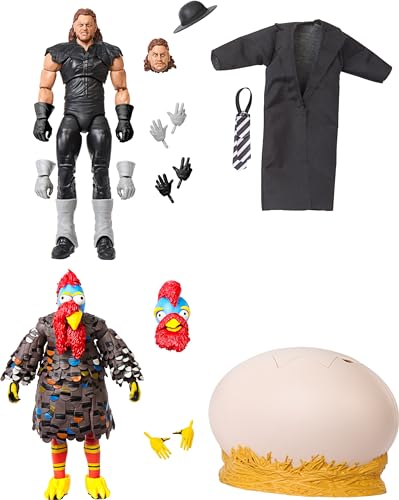 Mattel WWE 2er Set Actionfiguren, Ultimate Edition Survivor Series 1990 Undertaker & Gobbledy Gooker Collectibles mit austauschbarem Zubehör Mattel WWE 2er Set Actionfiguren, Ultimate Edition Survivor Series 1990 Undertaker & Gobbledy Gooker Collectibles mit austauschbarem Zubehör von Mattel