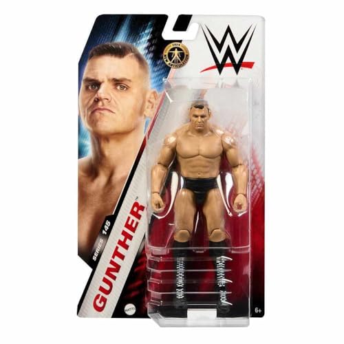 Mattel WWE Actionfigur, 15,2 cm großer Sammel-Günther mit 10 Gelenkpunkten & lebensechtem Look von Mattel