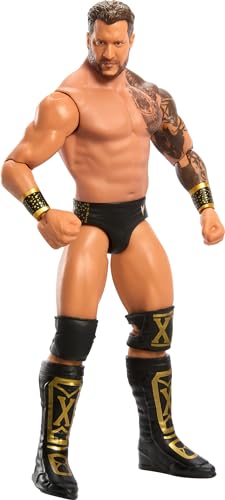 Mattel WWE Actionfigur, 15,2 cm großes Sammlerstück Karrion Kross mit 10 Gelenkpunkten & lebensechtem Look von Mattel
