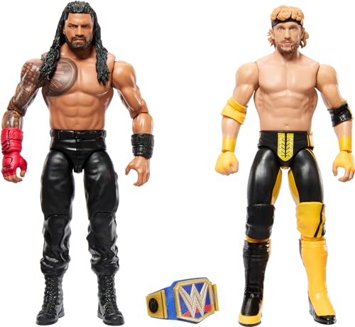 Mattel WWE Championship Showdown Roman Reigns vs Logan Paul 2 Stück, Mehrfarbig Mattel WWE Championship Showdown Roman Reigns vs Logan Paul 2 Stück, Mehrfarbig von Mattel