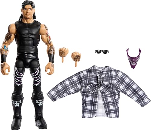 Mattel WWE Elite Actionfigur & Zubehör, Serie #109 Dominik Mysterio 15,2 cm Sammlerstück mit 25 Gelenkpunkten & austauschbaren Händen Mattel WWE Elite Actionfigur & Zubehör, Serie #109 Dominik Mysterio 15,2 cm Sammlerstück mit 25 Gelenkpunkten & austauschbaren Händen von Mattel