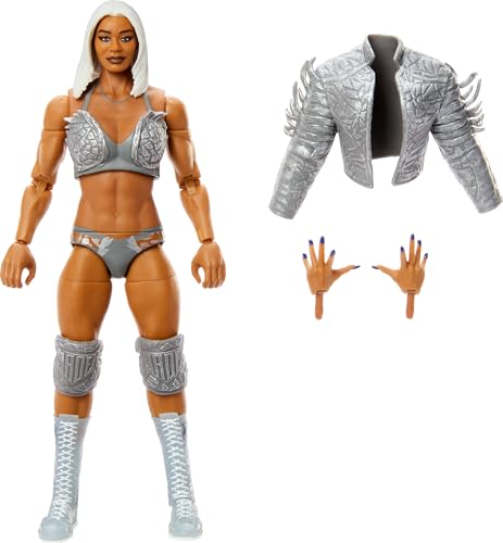 Mattel WWE Elite Actionfigur und Zubehör, Serie #116, ca. 15 cm große Sammelfigur Jade Cargill mit 25 Bewegungspunkten und austauschbaren Händen, JCJ08 Mattel WWE Elite Actionfigur und Zubehör, Serie #116, ca. 15 cm große Sammelfigur Jade Cargill mit 25 Bewegungspunkten und austauschbaren Händen, JCJ08 von Mattel
