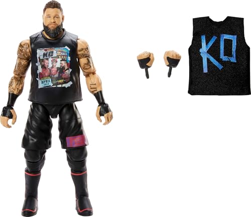 Mattel WWE Elite Actionfigur und Zubehör, Serie #116, ca. 15 cm große Sammelfigur Kevin Owens mit 25 Bewegungspunkten und austauschbaren Händen, JCJ07 Mattel WWE Elite Actionfigur und Zubehör, Serie #116, ca. 15 cm große Sammelfigur Kevin Owens mit 25 Bewegungspunkten und austauschbaren Händen, JCJ07 von Mattel
