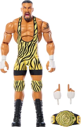 Mattel WWE Elite Actionfigur & Zubehör, Serie #119, 15,2 cm großes Sammlerstück Bron Breaker mit 25 Gelenkpunkten & austauschbaren Händen von Mattel