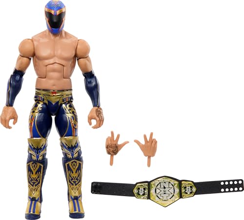 Mattel WWE Elite Actionfigur & Zubehör, Serie #117, 15,2 cm, Sammel-Axiom mit 25 Gelenkpunkten & austauschbaren Händen von Mattel