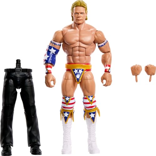 Mattel WWE Elite Collection Actionfigur, SummerSlam Lex Luger Sammlerstück mit Zubehör & Schiedsrichter Build-A-Figure Parts Mattel WWE Elite Collection Actionfigur, SummerSlam Lex Luger Sammlerstück mit Zubehör & Schiedsrichter Build-A-Figure Parts von Mattel