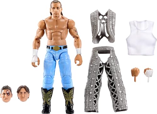 Mattel WWE Elite Collection Actionfigur und Zubehör, Premium Live-Event Shawn Michaels-Set, SummerSlam mit William Regal-Bauteilen für eine weitere Figur, JCJ56 Mattel WWE Elite Collection Actionfigur und Zubehör, Premium Live-Event Shawn Michaels-Set, SummerSlam mit William Regal-Bauteilen für eine weitere Figur, JCJ56 von Mattel