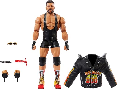 Mattel WWE Elite Collection Actionfigur & Zubehör, Serie #104 Rick Steiner 15,2 cm Sammlerstück mit 25 Gelenkpunkten & austauschbaren Händen von Mattel