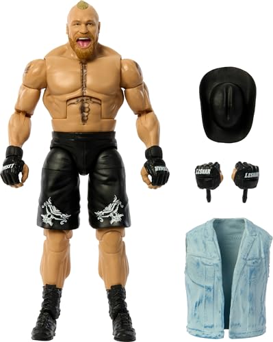 Mattel WWE Elite Collection Actionfigur & Zubehör, Serie #108 Brock Lesnar 15,2 cm Sammlerstück mit 25 Gelenkpunkten & austauschbaren Händen Mattel WWE Elite Collection Actionfigur & Zubehör, Serie #108 Brock Lesnar 15,2 cm Sammlerstück mit 25 Gelenkpunkten & austauschbaren Händen von Mattel