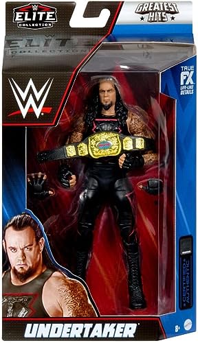 Mattel WWE Elite Collection Greatest Hits – HPC50 – Wrestling-Figur mit Gelenken, 15 cm – Charakter Undertaker von Mattel