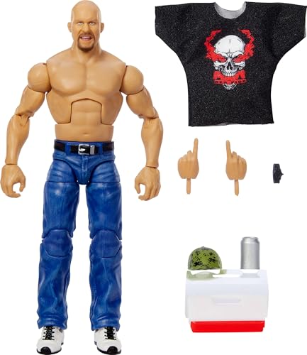 Mattel WWE Elite Collection Top Picks Stone Cold Steve Austin Actionfigur Mattel WWE Elite Collection Top Picks Stone Cold Steve Austin Actionfigur von Mattel